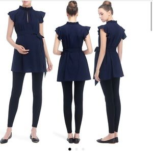 Kim and Kai Maternity Flutter Sleeve Tunic